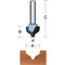 Roman Carbide Ogee Plunge Cut Router Bit 1/4" Shank DC1632 - ToolPlanet