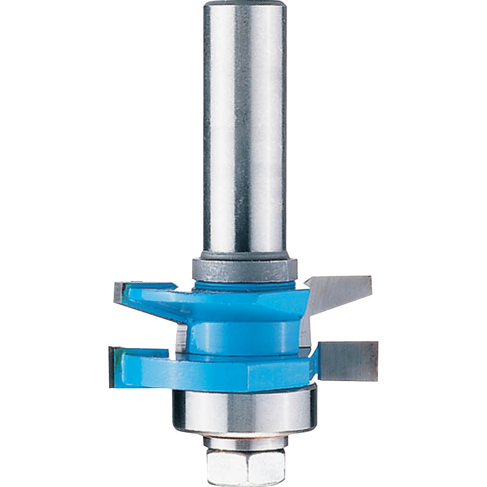 Bevelled Pattern Router Bit Roman Carbide Reversible Stile Rail Set Beveled Router Bit - ToolPlanet