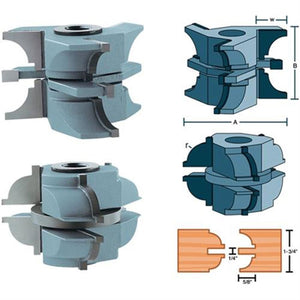 Roman Carbide S and R Quarter Bead Entry Door Cutter 1-1/4 DC2190 - ToolPlanet