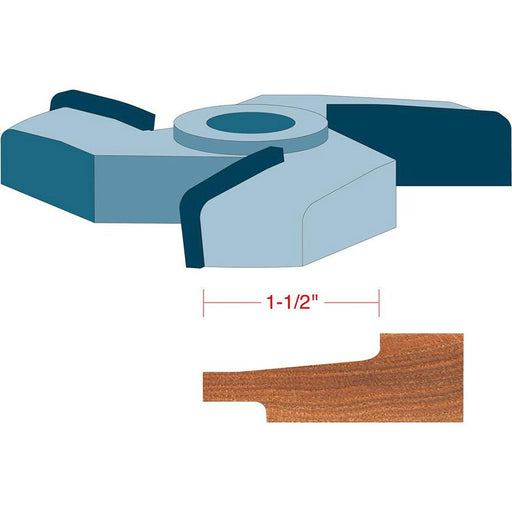 Roman Carbide Shaper Cutter 5 degree Face Panel 3/4 Inch Bore DC2065 - ToolPlanet