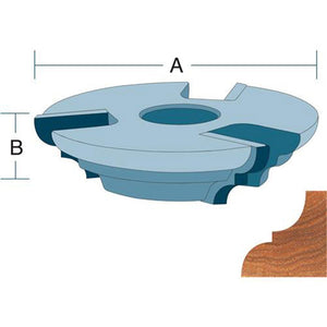 Roman Carbide Shaper Cutter Cove and Bead 3/4 Inch Bore DC2090 - ToolPlanet