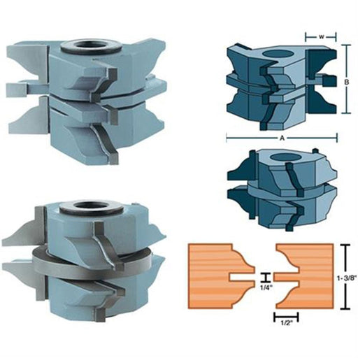 Roman Carbide Stile Rail Roman Ogee Cutter Passage Door 1-1/4 DC2184 - ToolPlanet