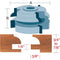 Roman Carbide Stile Rail Set Quarter Round Shaper Cutter 3/4 In DC2162 - ToolPlanet