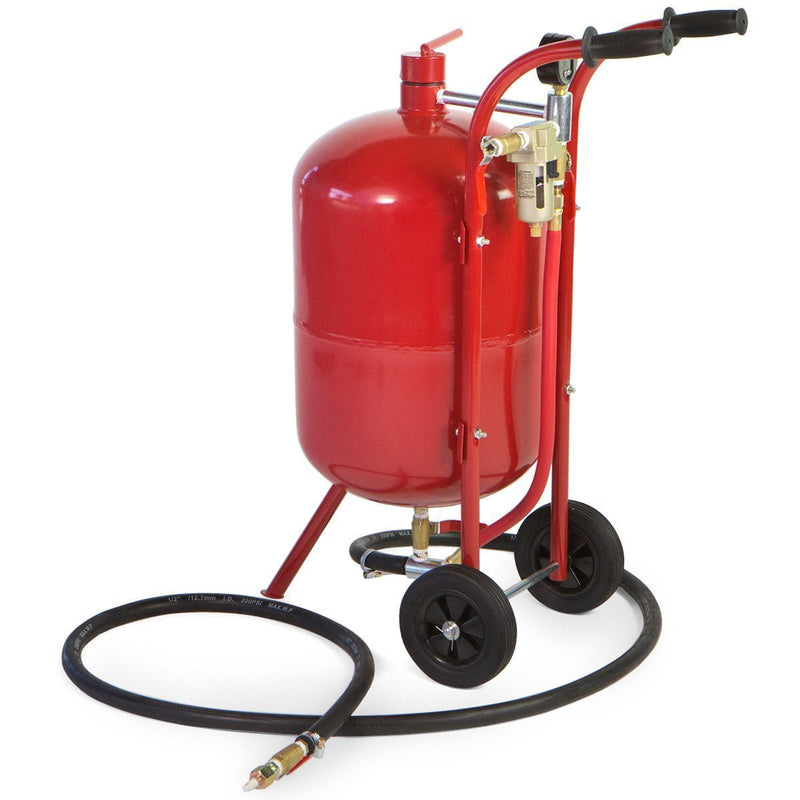 Sandblaster 10 Gallon Portable Air Sandblasting Tank - ToolPlanet