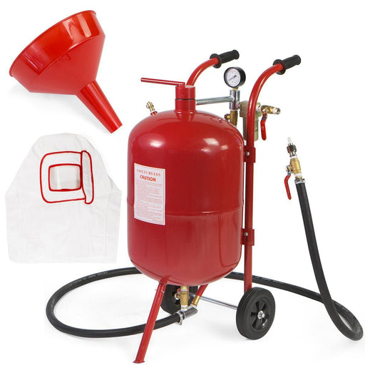 Sandblaster 10 Gallon Portable Air Sandblasting Tank - ToolPlanet