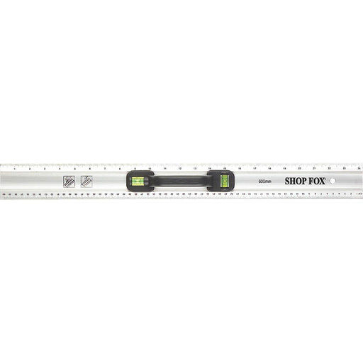 Shop Fox 24 Inch Aluminum Bubble Ruler with Handle D3197 - ToolPlanet