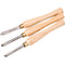 Shop Fox 3 Pc. Lathe Chisel Set HSS High Speed Steel D3782 - ToolPlanet