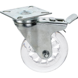 Shop Fox 4 Swivel Wheel Locking Caster D4544 - ToolPlanet