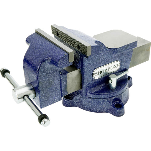 Shop Fox 5 Inch Bench Vise with Swivel Base D3249 - ToolPlanet