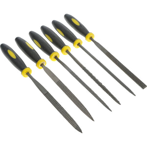 Shop Fox 6 pc. 5-1/2" Assorted Wood Rasp Set D4574 - ToolPlanet