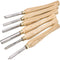 Shop Fox 6 Pc. Lathe Chisel Set Ash HSS High Speed Steel D3783 - ToolPlanet