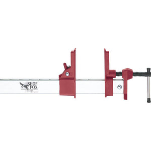 Shop Fox Aluminum Bar Clamp 48 Inch Long Torsion Box Jaws D2529 - ToolPlanet