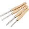 Shop Fox Beading Lathe Chisel Set 4 Pc. HSS High Speed Steel D3781 - ToolPlanet