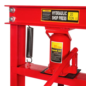 Shop Press 20 Ton Capacity H Frame Hydraulic Manual Operation Machine - ToolPlanet