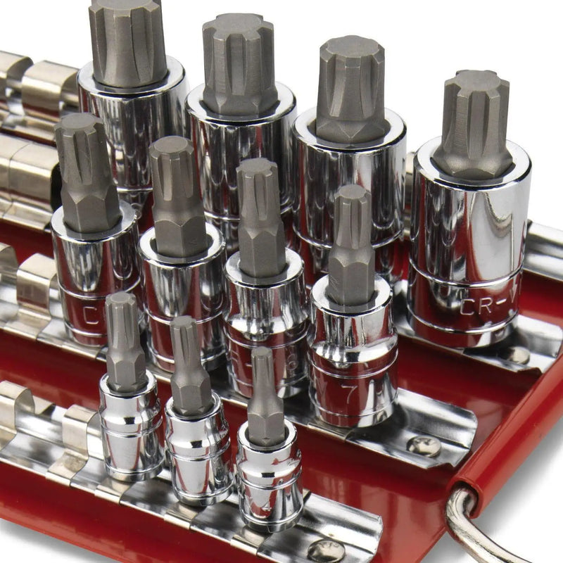 Socket Organizer - 80 pc. Socket Rail Rack Storage Tray 1/4, 3/8, 1/2