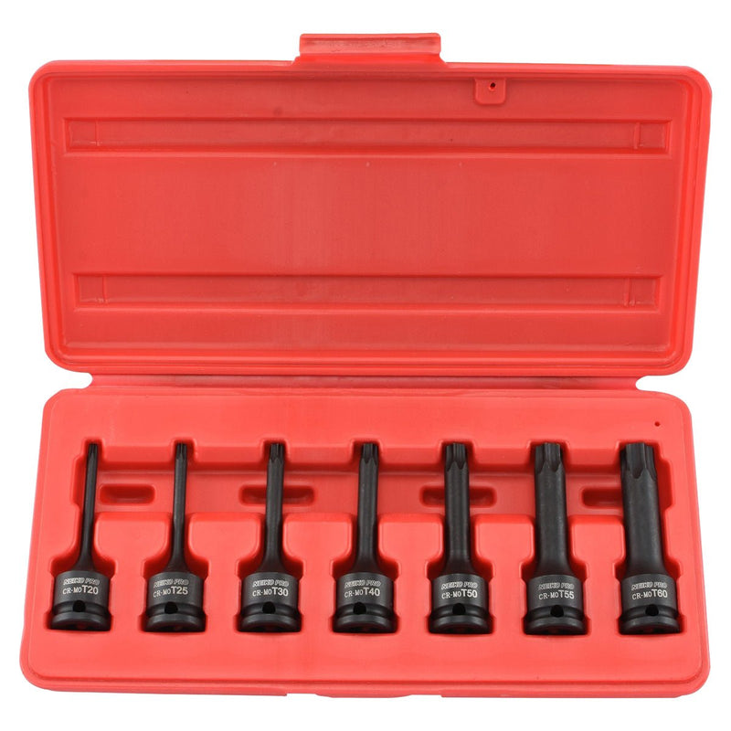 Star Impact Driver Socket Set 7 piece 3/8 Neiko 01132B - ToolPlanet