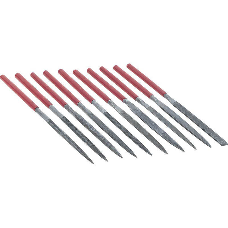 Steelex 10 Pc. Needle Nose File Set 7 Inch D2868 - ToolPlanet