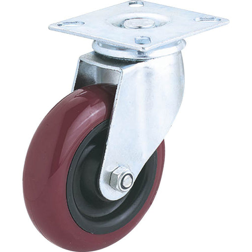 Steelex 3 Inch Caster Polyurethane Swivel Wheel 220 lbs D2607 - ToolPlanet