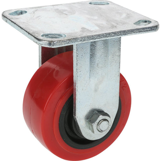 Steelex 4 Inch Caster Polyurethane Fixed Wheel 550 lbs D2570 - ToolPlanet