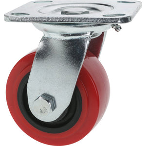 Steelex 4 Inch Caster Polyurethane Swivel Wheel 550 lbs D2574 - ToolPlanet