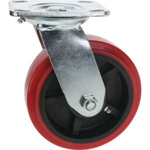 Steelex 6 Inch Caster Polyurethane Swivel Wheel 880 lbs D2576 - ToolPlanet