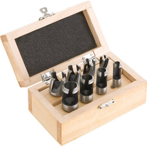 Steelex 8 pc Deluxe Hole Cutting Plug Cutter Set D2022 - ToolPlanet