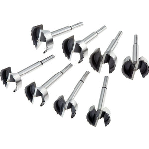 Steelex 8 Pc Forstner Drill Bit Set Carbon Steel D1029 - ToolPlanet