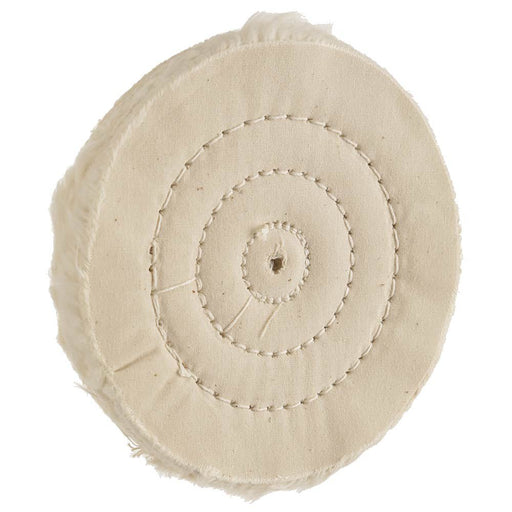 Steelex Buffing Wheel 5 Inch x 40 Ply x 1/4 Soft Muslin D2511 - ToolPlanet