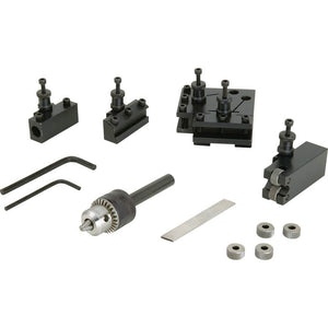 Steelex Mini Quick Change Tool Post Set D4390 - ToolPlanet