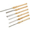 Steelex Plus Wood Lathe Chisel Set 6 pc Deluxe HSS Steel D2304 - ToolPlanet