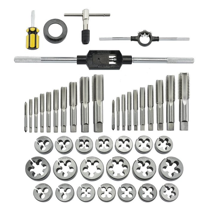 Tap and Die Set 45 Pc. SAE Standard Alloy Steel with Case - ToolPlanet