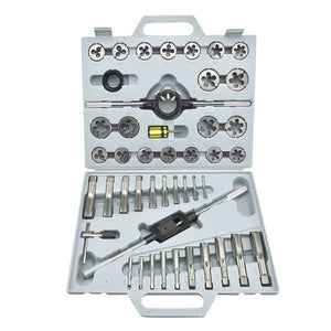 Tap and Die Set 45 Pc. SAE Standard Alloy Steel with Case - ToolPlanet