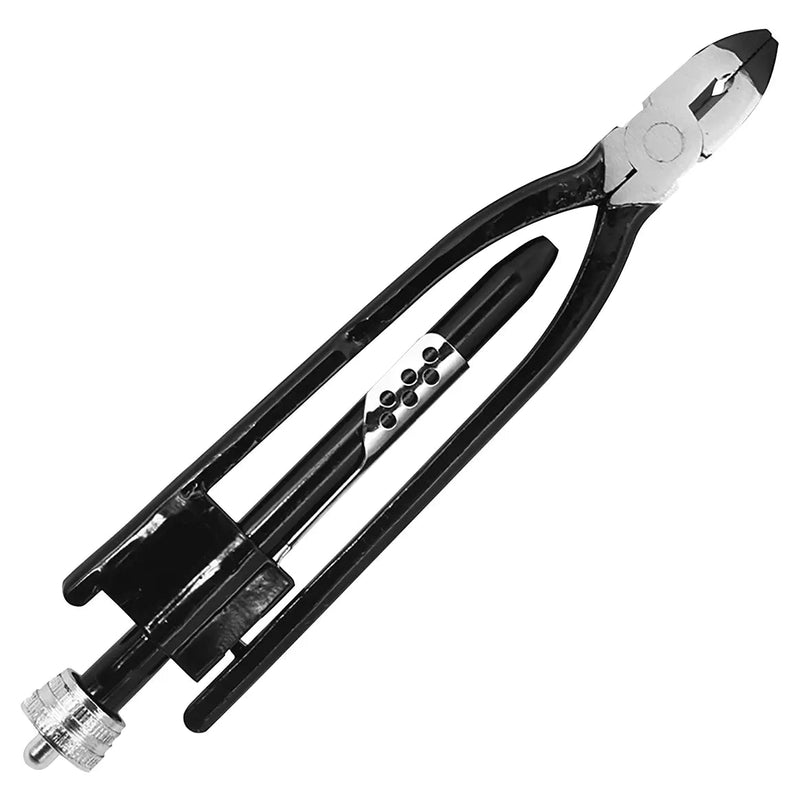 9 inch tie wire safety twisting pliers with diagonal nose and spring return