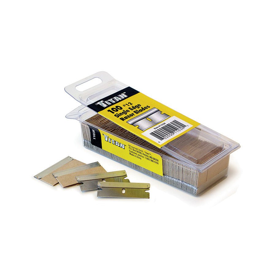 Titan 11038 100 Pack Single Edge #12 Razor Blades - ToolPlanet