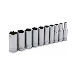 Titan Tools 10 Pc 3/8 Inch Dr. SAE Deep Socket Set 68300 - ToolPlanet