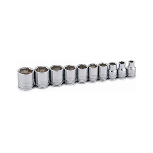 Titan Tools 10 Pc 3/8 Inch Dr. SAE Standard Socket Set 68002 - ToolPlanet