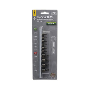 Titan Tools 10 Pc TR Stubby Star Bit Socket Set 16143 - ToolPlanet