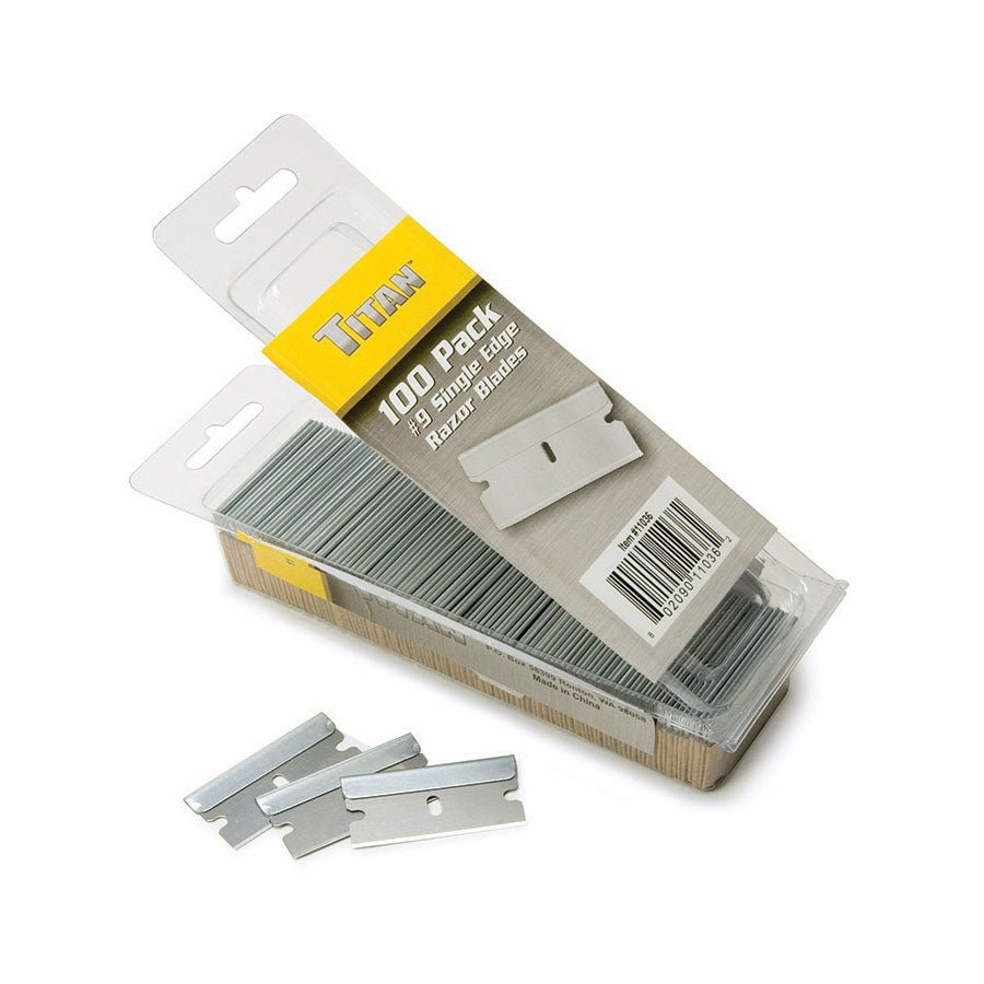Titan 11036 100 Pack Single Edge #9 Razor Blades - ToolPlanet