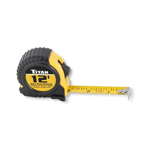 Titan Tools 12 Foot Tape Measure 10904 - ToolPlanet