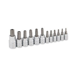 Titan Tools 12 Pc Tamper Resistant Star Bit Socket Set 16121 - ToolPlanet