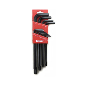 Titan Tools 13 Pc SAE Long Arm Hex Key Set 12718 - ToolPlanet