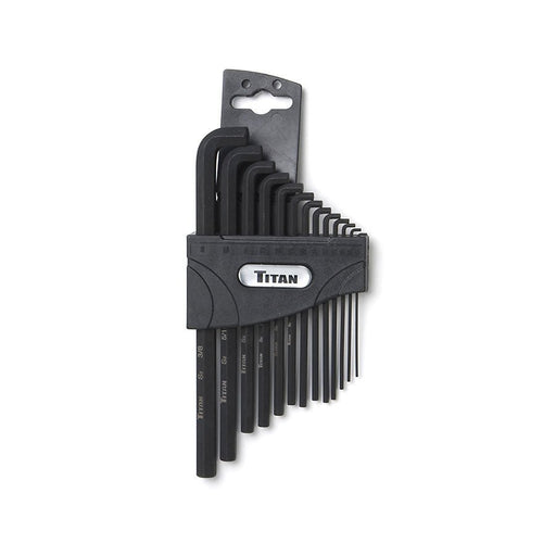 Titan Tools 13 Pc SAE Stubby Hex Key Set 12737 - ToolPlanet