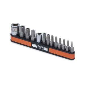 Titan Tools 13 Pc TR 5Lobe Star Bit Socket Set 16137 - ToolPlanet