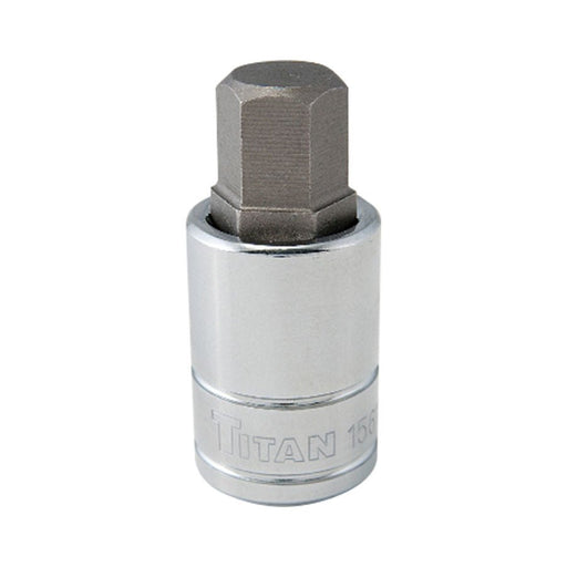 Titan Tools 15mm 1/2 Inch Dr. Hex Bit Socket 15615 - ToolPlanet