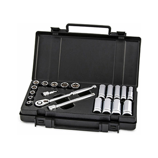 Titan Tools 21 Pc 3/8 Inch Dr. SAE Socket Set 68001 - ToolPlanet