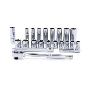 Titan Tools 22 Pc 3/8 Inch Dr. Metric Socket Set 68201 - ToolPlanet