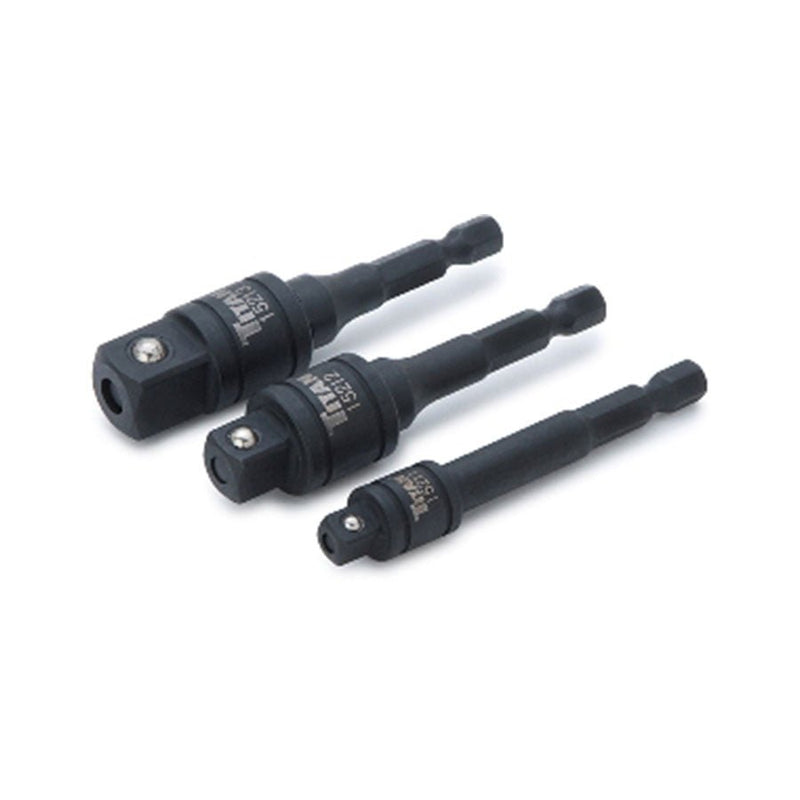 Titan Tools 3 Pc 3 Inch Locking Socket Adaptor Set 15210 - ToolPlanet