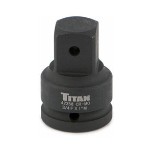 Titan Tools 3/4 Inch F to 1 In. M Impact Socket Adaptor 42358 - ToolPlanet