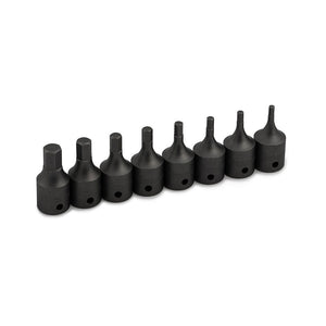 Titan Tools 8 Pc 3/8 Dr MM Imp Hex Bit Socket Set 68891 - ToolPlanet