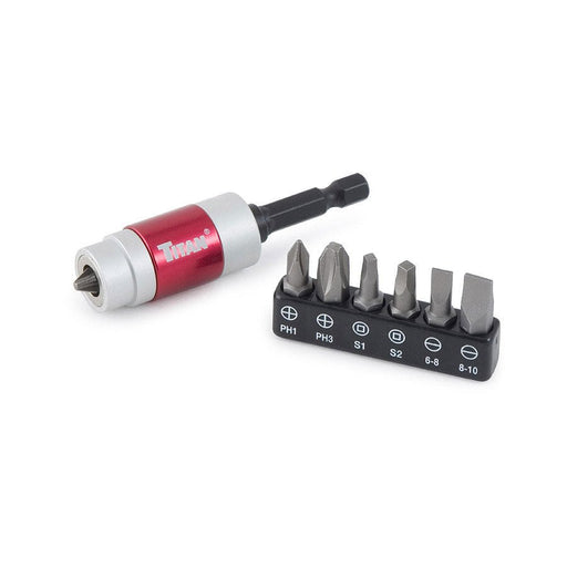 Titan Tools 8 Pc Magnetic Bit Holder With Bits 16008 - ToolPlanet